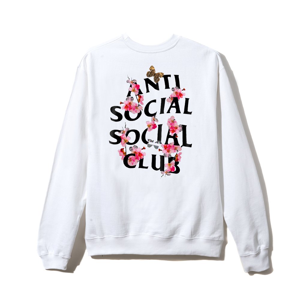 Anti Social Social Club Kkoch White Crewneck Novelship